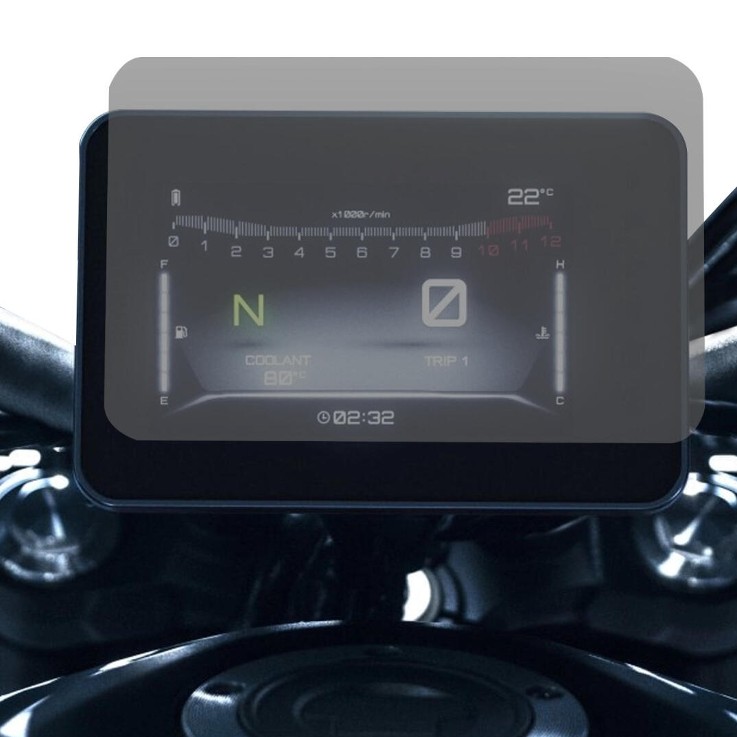 GP Kompozit Yamaha MT-07 2023-2024 Uyumlu Motosiklet Ekran Koruyucu Şeffaf - 2