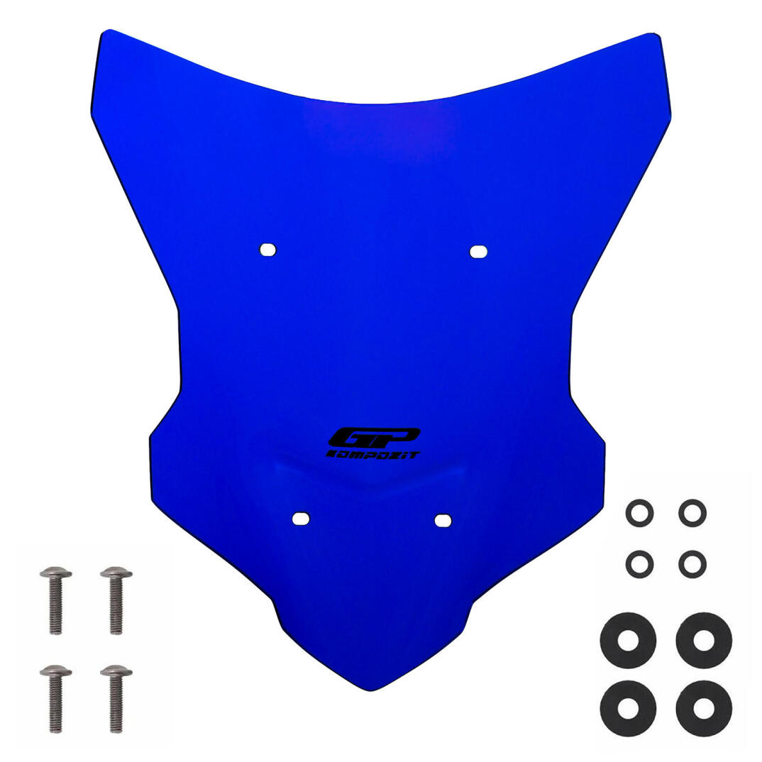 GP Kompozit Yamaha MT-07 Tracer 2016-2019 Uyumlu Ön Cam Mavi - 4
