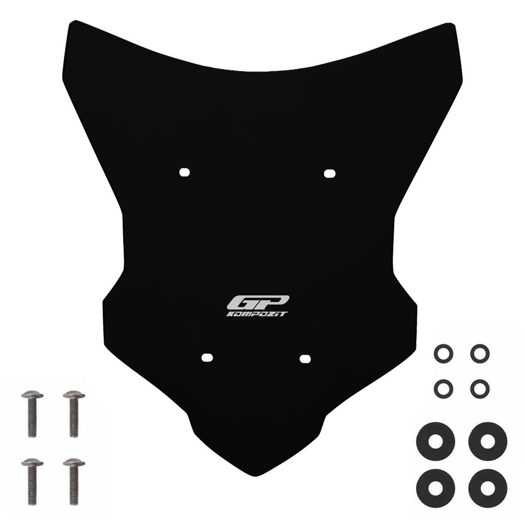 GP Kompozit Yamaha MT-07 Tracer 2016-2019 Uyumlu Ön Cam Siyah - 4