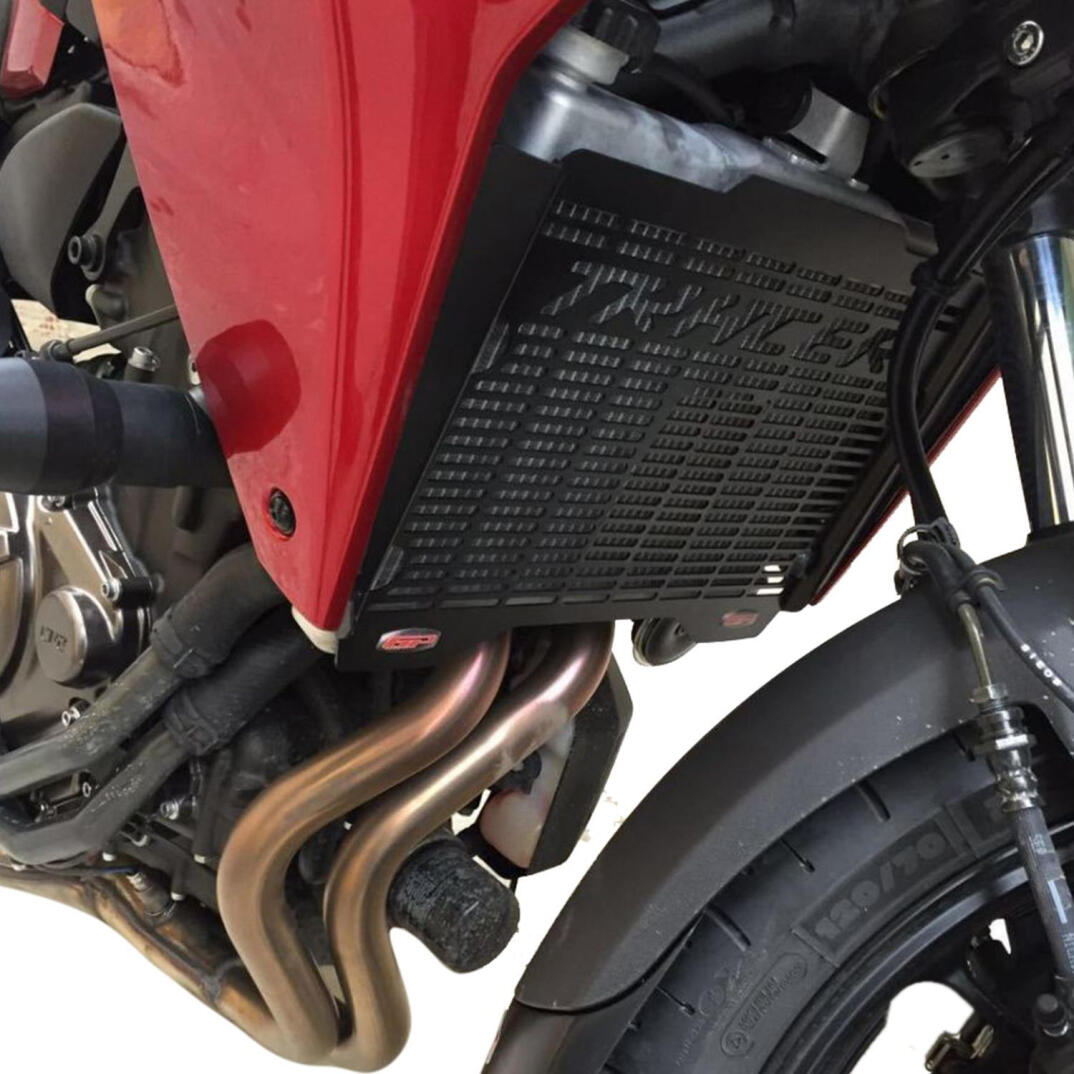 GP Kompozit Yamaha MT-07 Tracer 2016-2019 Uyumlu Radyatör Koruma Siyah - 3