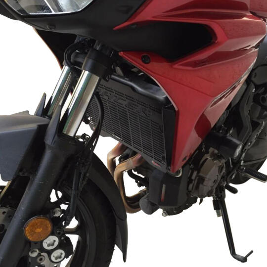 GP Kompozit Yamaha MT-07 Tracer 2016-2019 Uyumlu Radyatör Koruma Siyah - 4