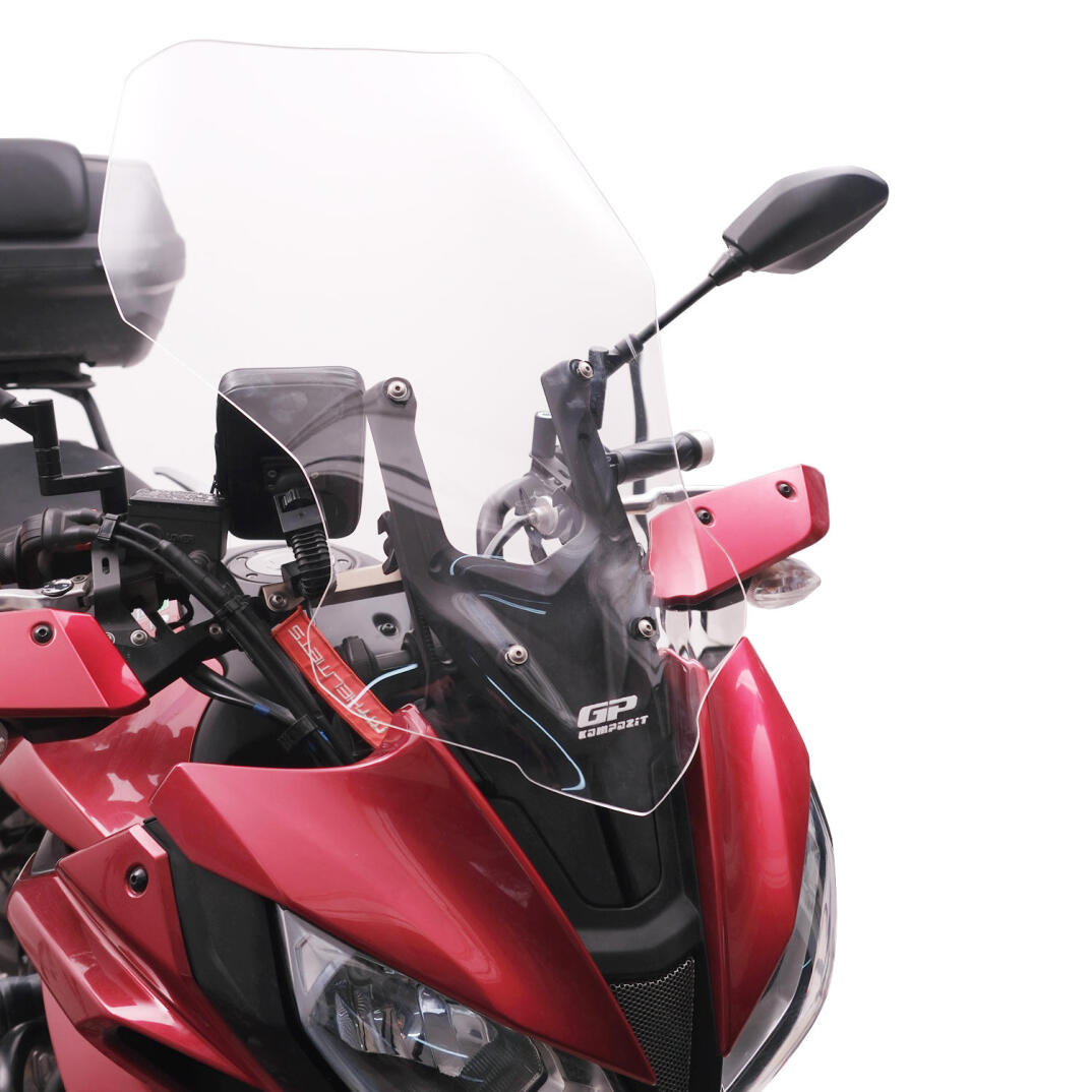 GP Kompozit Yamaha MT-07 Tracer 2016-2019 Uyumlu Tur Camı Şeffaf - 3