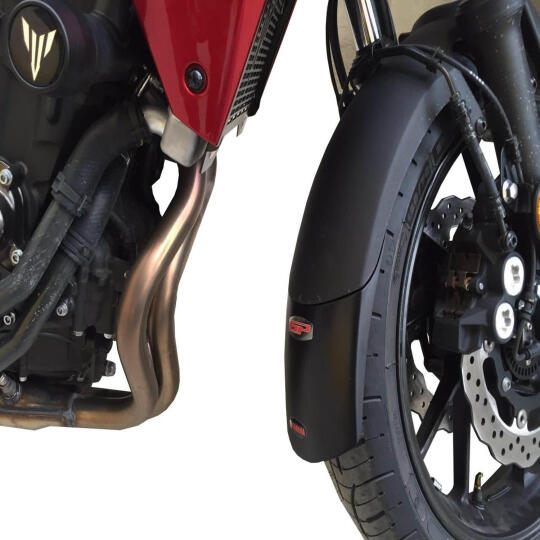 GP Kompozit Yamaha MT-07 Tracer 2016-2023 Uyumlu Ön Çamurluk Uzatma Siyah - 3