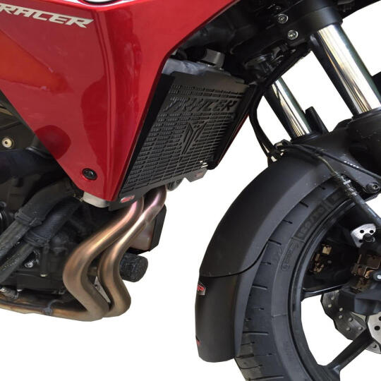 GP Kompozit Yamaha MT-07 Tracer 2016-2023 Uyumlu Ön Çamurluk Uzatma Siyah - 4