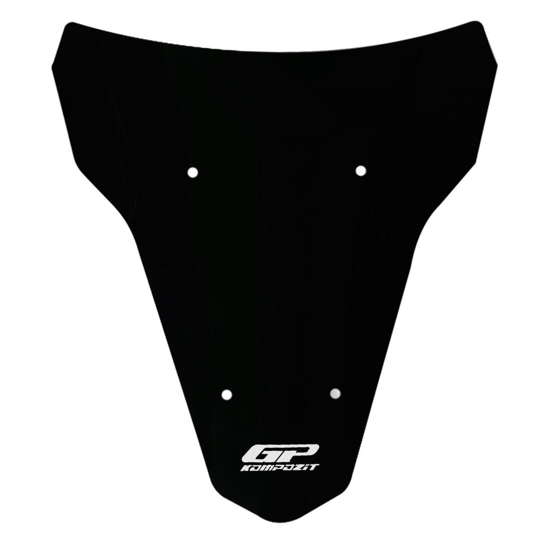 GP Kompozit Yamaha MT-07 Tracer 2020-2024 Uyumlu Kısa Ön Cam Siyah - 1