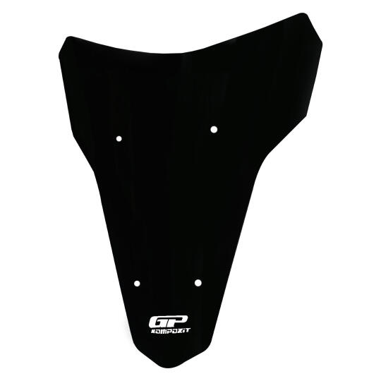 GP Kompozit Yamaha MT-07 Tracer 2020-2024 Uyumlu Kısa Ön Cam Siyah (1)