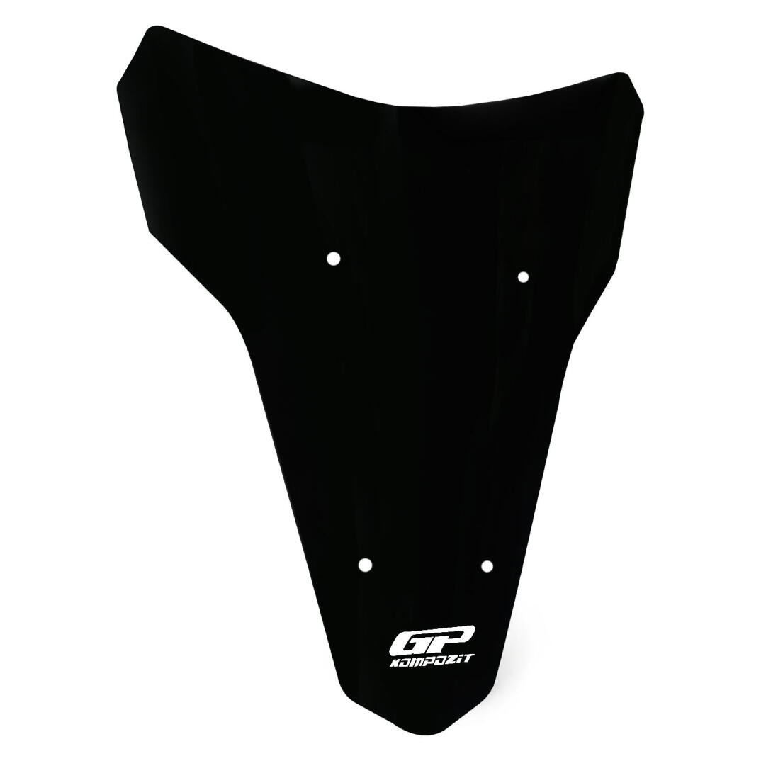 GP Kompozit Yamaha MT-07 Tracer 2020-2024 Uyumlu Kısa Ön Cam Siyah - 3