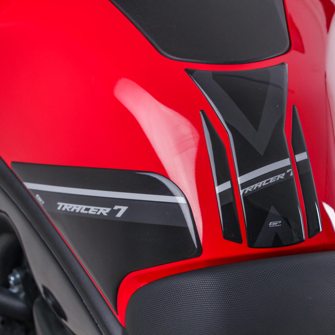 GP Kompozit Yamaha MT-07 Tracer 2020-2024 Uyumlu Tank Pad Seti Kırmızı - 3