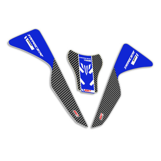 GP Kompozit Yamaha MT-07 Tracer 2020-2024 Uyumlu Tank Pad Seti Mavi - 3