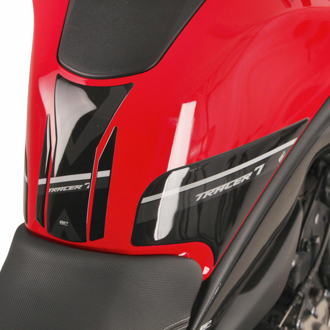 GP Kompozit Yamaha MT-07 Tracer 2020-2024 Uyumlu Tank Pad Seti Siyah - 4