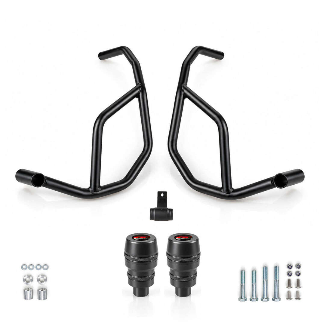 GP Kompozit Yamaha MT-07 Tracer 2025-2026 Uyumlu Motor Koruma Demiri Siyah - 4