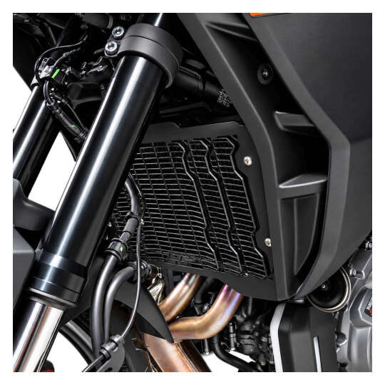 GP Kompozit Yamaha MT-07 Tracer 2025-2026 Uyumlu Radyatör Koruma Siyah (1)