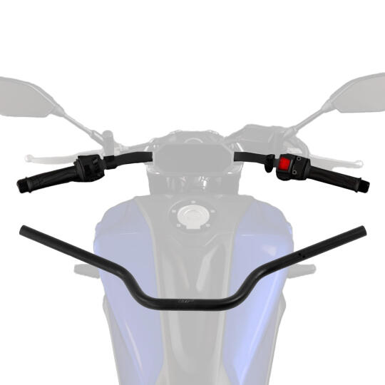 GP Kompozit Yamaha MT-07 Uyumlu 22mm Gidon Siyah (1)