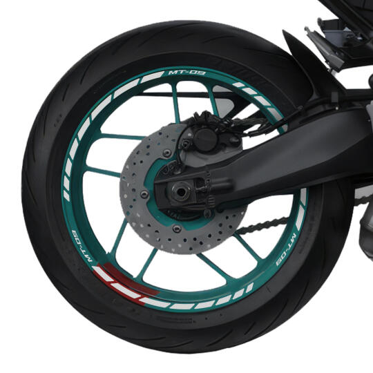 GP Kompozit Yamaha MT-09 2013-2023 Uyumlu Jant Şeridi Reflektif Gri - 2