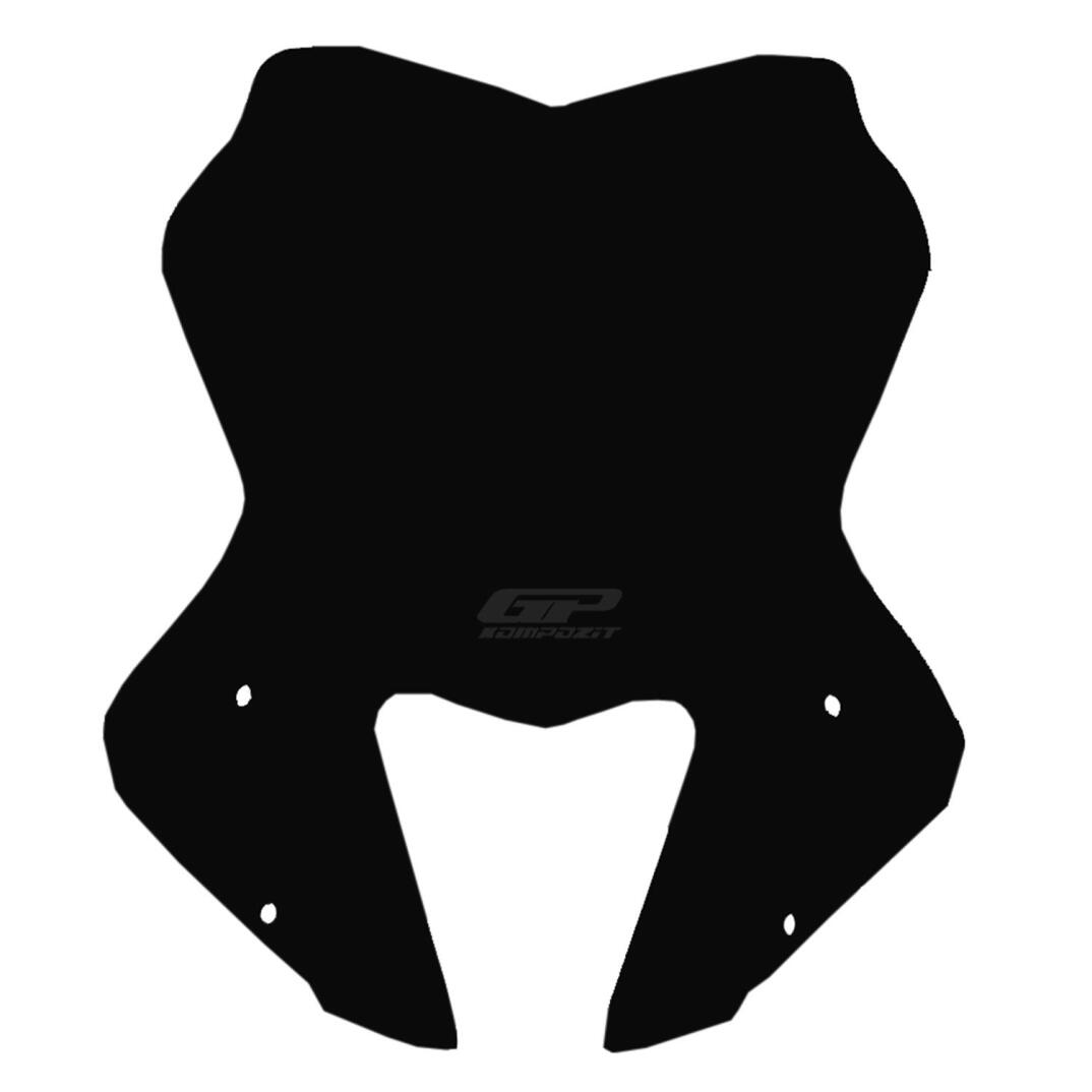 GP Kompozit Yamaha MT-09 2017-2020 Uyumlu Ön Cam Siyah - 1