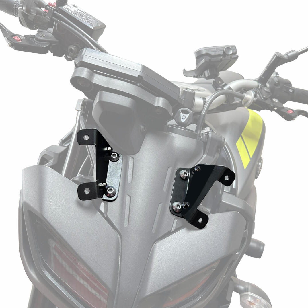 GP Kompozit Yamaha MT-09 2017-2020 Uyumlu Ön Cam Siyah - 3