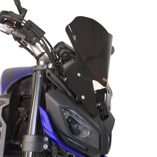 GP Kompozit Yamaha MT-09 2017-2020 Uyumlu Ön Cam Siyah - 4