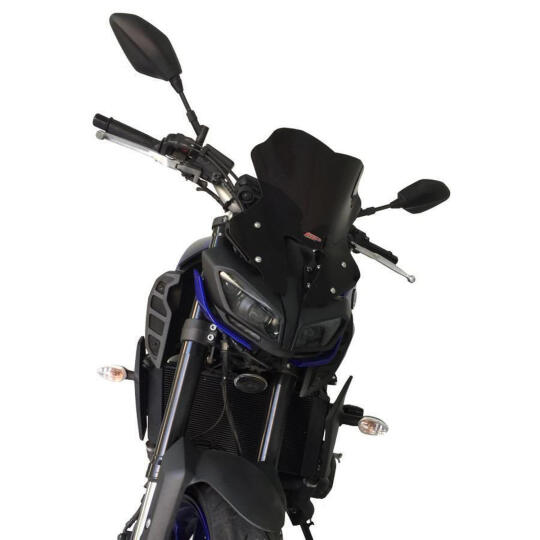 GP Kompozit Yamaha MT-09 2017-2020 Uyumlu Ön Cam Siyah - 5