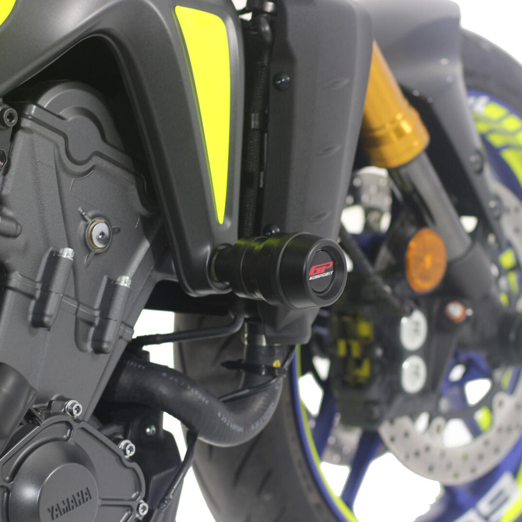 GP Kompozit Yamaha MT-09 2021-2023 Uyumlu Motor Koruma Takozu Siyah - 2