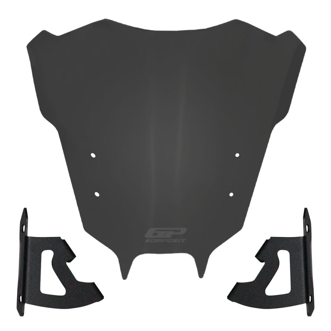 GP Kompozit Yamaha MT-09 2021-2023 Uyumlu Ön Cam Füme - 1
