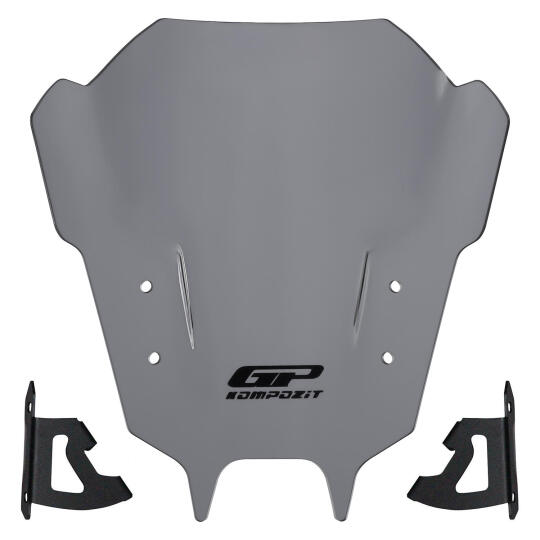GP Kompozit Yamaha MT-09 2021-2023 Uyumlu Ön Cam Gri