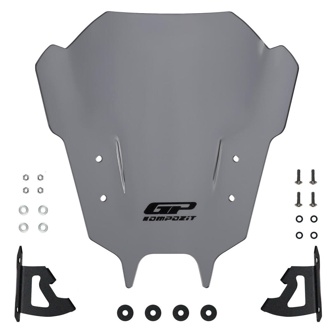 GP Kompozit Yamaha MT-09 2021-2023 Uyumlu Ön Cam Gri - 3