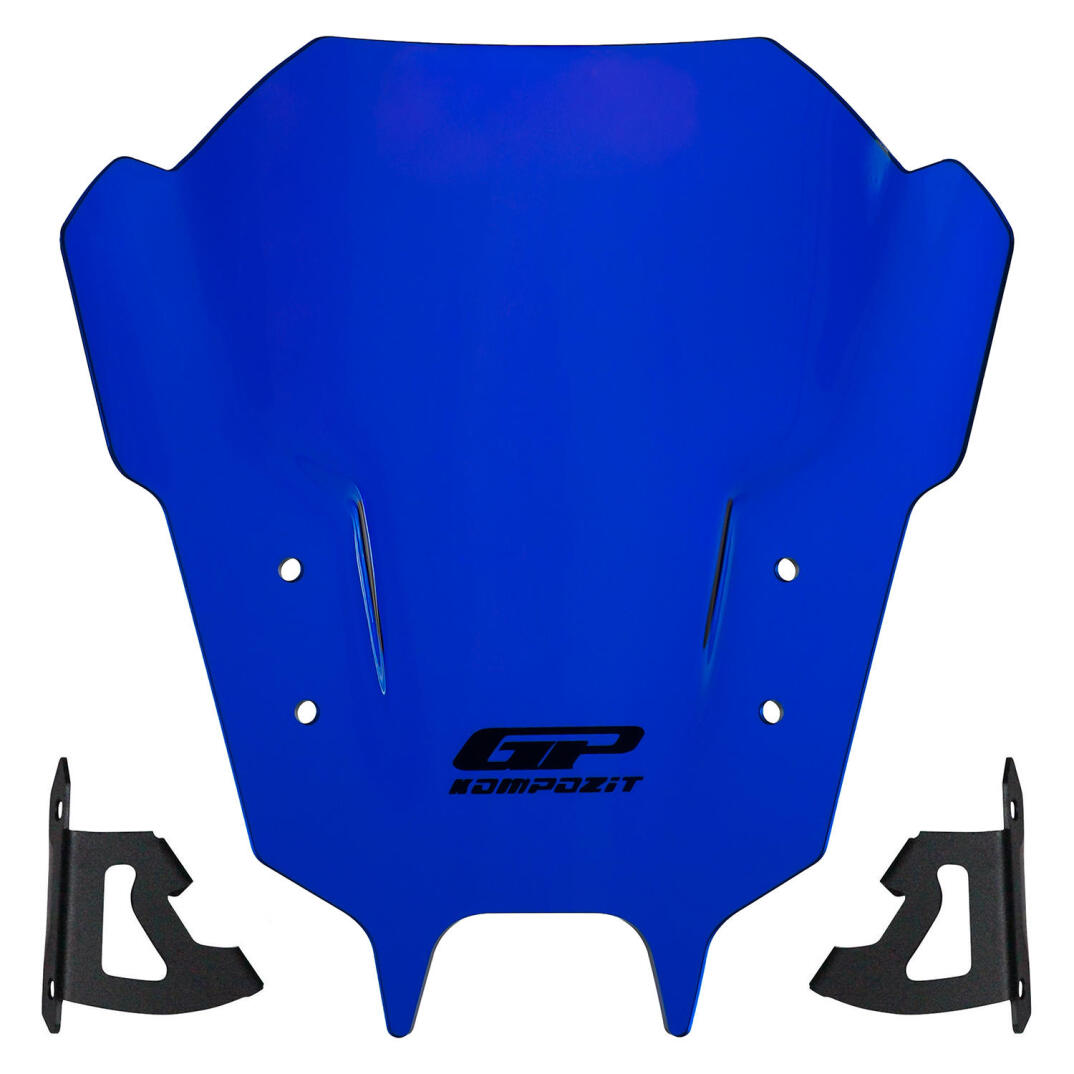 GP Kompozit Yamaha MT-09 2021-2023 Uyumlu Ön Cam Mavi - 1