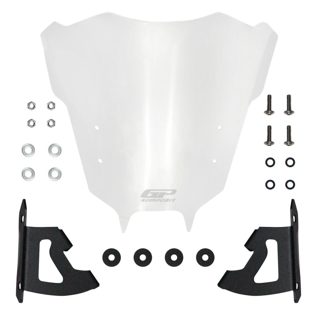 GP Kompozit Yamaha MT-09 2021-2023 Uyumlu Ön Cam Şeffaf - 5
