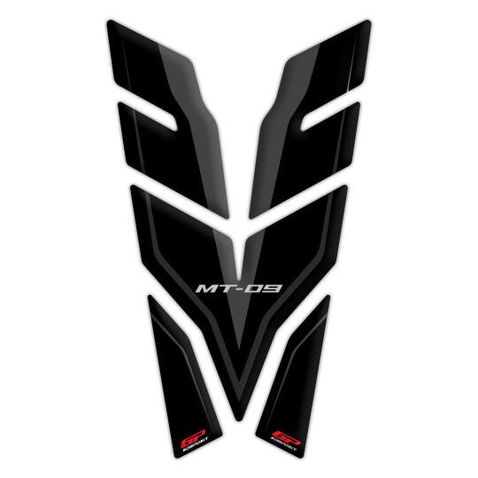 GP Kompozit Yamaha MT-09 2021-2023 Uyumlu Tank Pad Seti Siyah (1)
