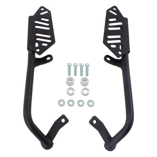 GP Kompozit Yamaha MT-09 Tracer 2015-2020 Uyumlu Çanta Demiri Siyah (1)