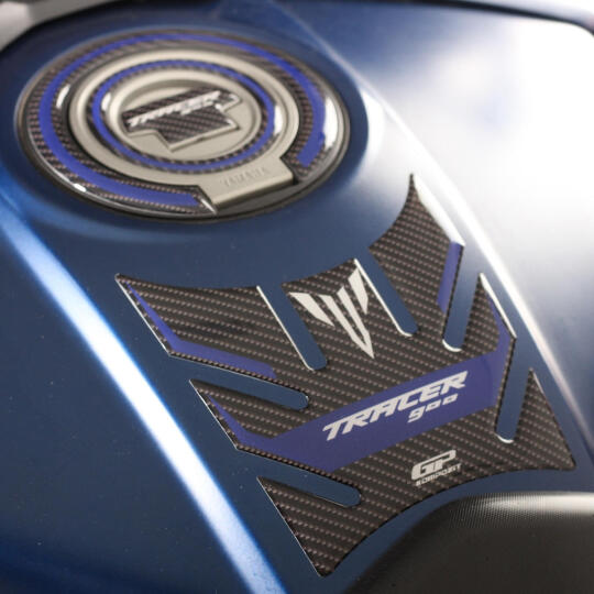 GP Kompozit Yamaha MT-09 Tracer 2015-2020 Uyumlu Tank Pad Seti Mavi-Karbon - 3