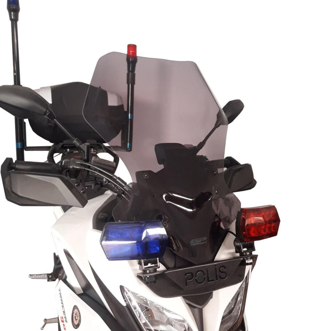 GP Kompozit Yamaha MT-09 Tracer 2018-2020 Uyumlu Ön Cam Şeffaf - 3