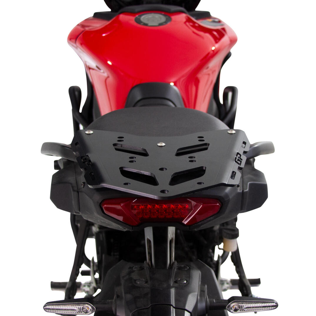 GP Kompozit Yamaha MT-09 Tracer 2021-2026 Uyumlu Çanta Demiri Siyah - 4