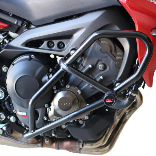 GP Kompozit Yamaha MT-09 Tracer / GT 2015-2020 Uyumlu Motor Koruma Demiri Siyah (1)