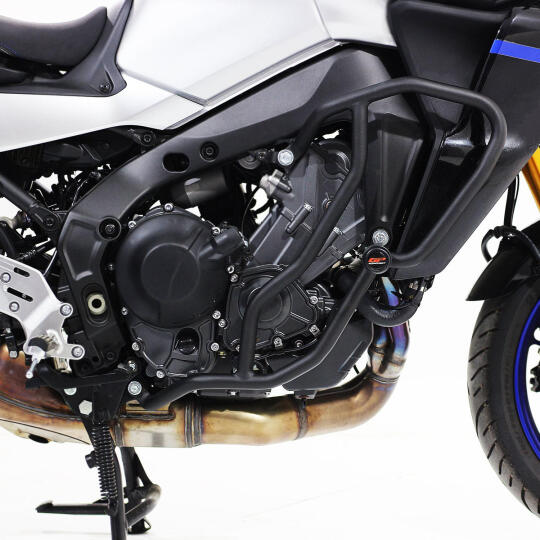 GP Kompozit Yamaha MT-09 Tracer / GT 2021-2024 Uyumlu Motor Koruma Demiri Siyah (1)