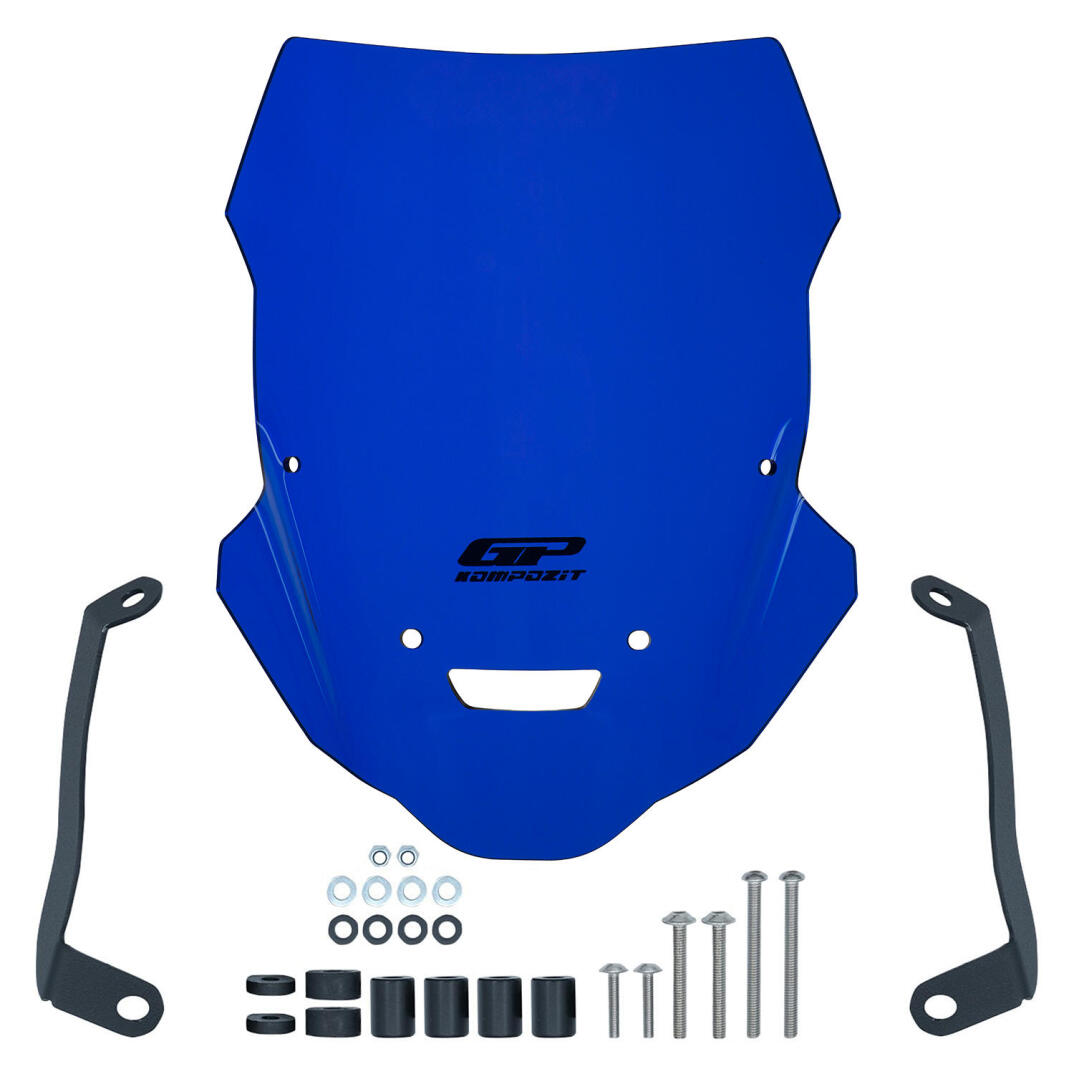 GP Kompozit Yamaha MT-25 2015-2019 Uyumlu Ön Cam Mavi - 4