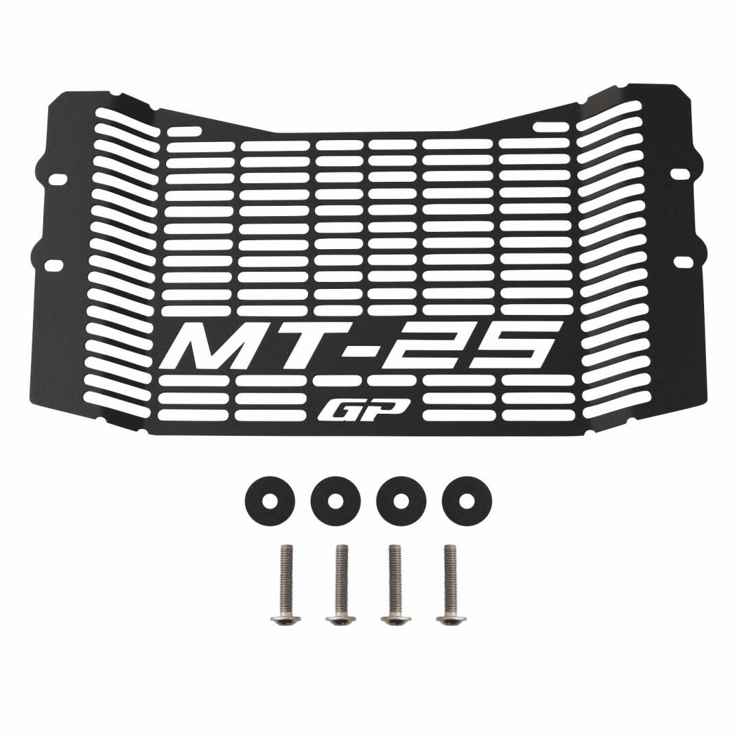 GP Kompozit Yamaha MT-25 2015-2019 Uyumlu Radyatör Koruma Siyah - 4