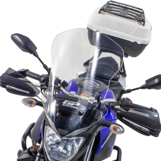 GP Kompozit Yamaha MT-25 2015-2019 Uyumlu Tur Camı Siyah - 4