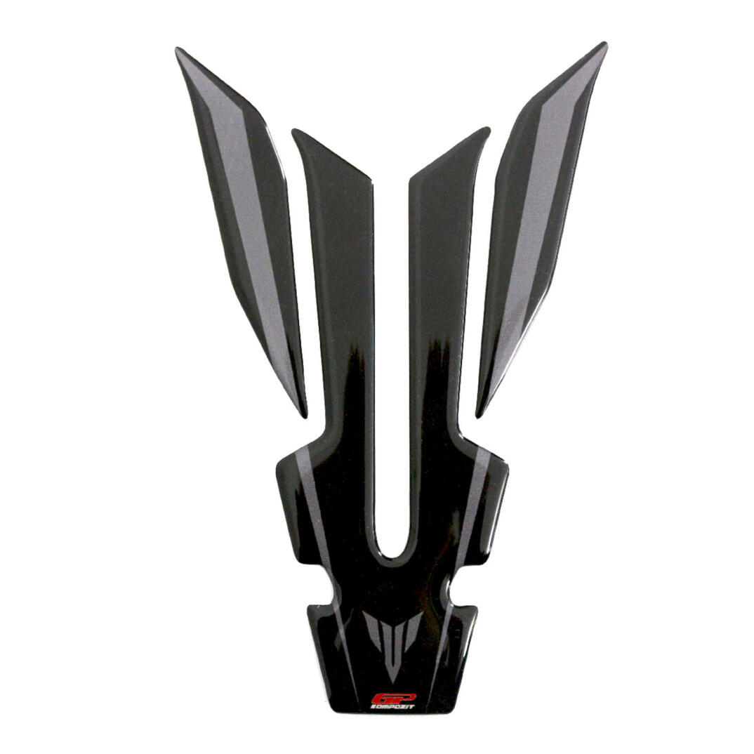 GP Kompozit Yamaha MT-25 2015-2023 Uyumlu İnce Tank Pad Siyah-Gri - 1