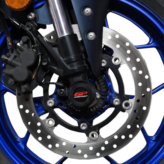 GP Kompozit Yamaha MT-25 2015-2026 Uyumlu Ön ve Arka Aks Koruma Takozu Seti Siyah - 4
