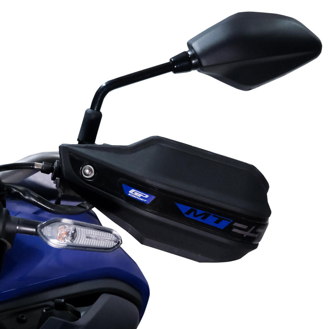 GP Kompozit Yamaha MT-25 2015-2026 Uyumlu Plastik Elcik Koruma Siyah - 4