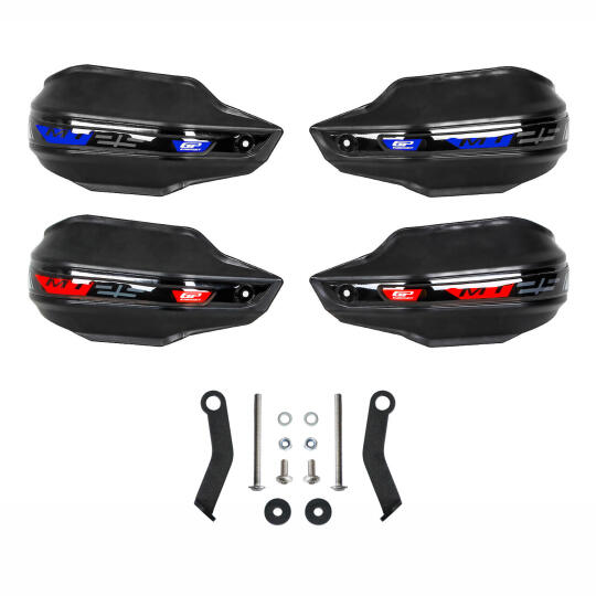 GP Kompozit Yamaha MT-25 2015-2026 Uyumlu Plastik Elcik Koruma Siyah - 7