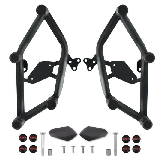 GP Kompozit Yamaha MT-25 2015-2026 Uyumlu Stunt Motor Koruma Demiri Siyah - 5