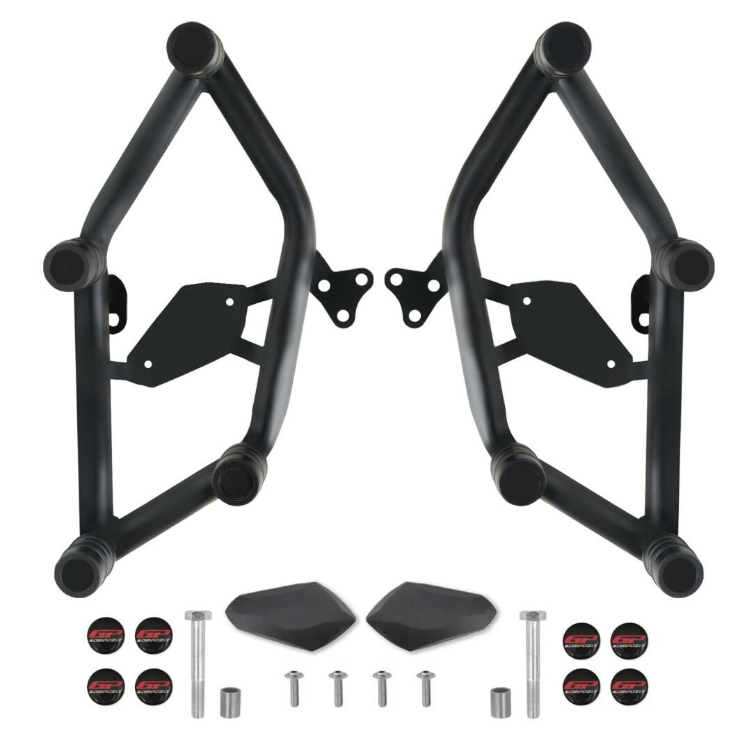 GP Kompozit Yamaha MT-25 2015-2026 Uyumlu Stunt Motor Koruma Demiri Siyah - 5