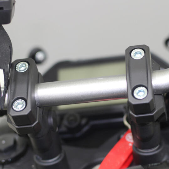 GP Kompozit Yamaha MT-25 2017-2026 Uyumlu Gidon Yükseltme 22mm Siyah - 4