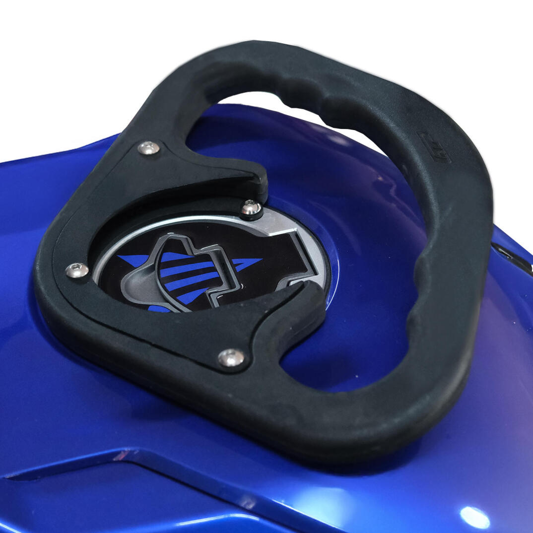 GP Kompozit Yamaha MT-25 2020-2026 Uyumlu Depo Üstü Artçı Tutamak Siyah - 3