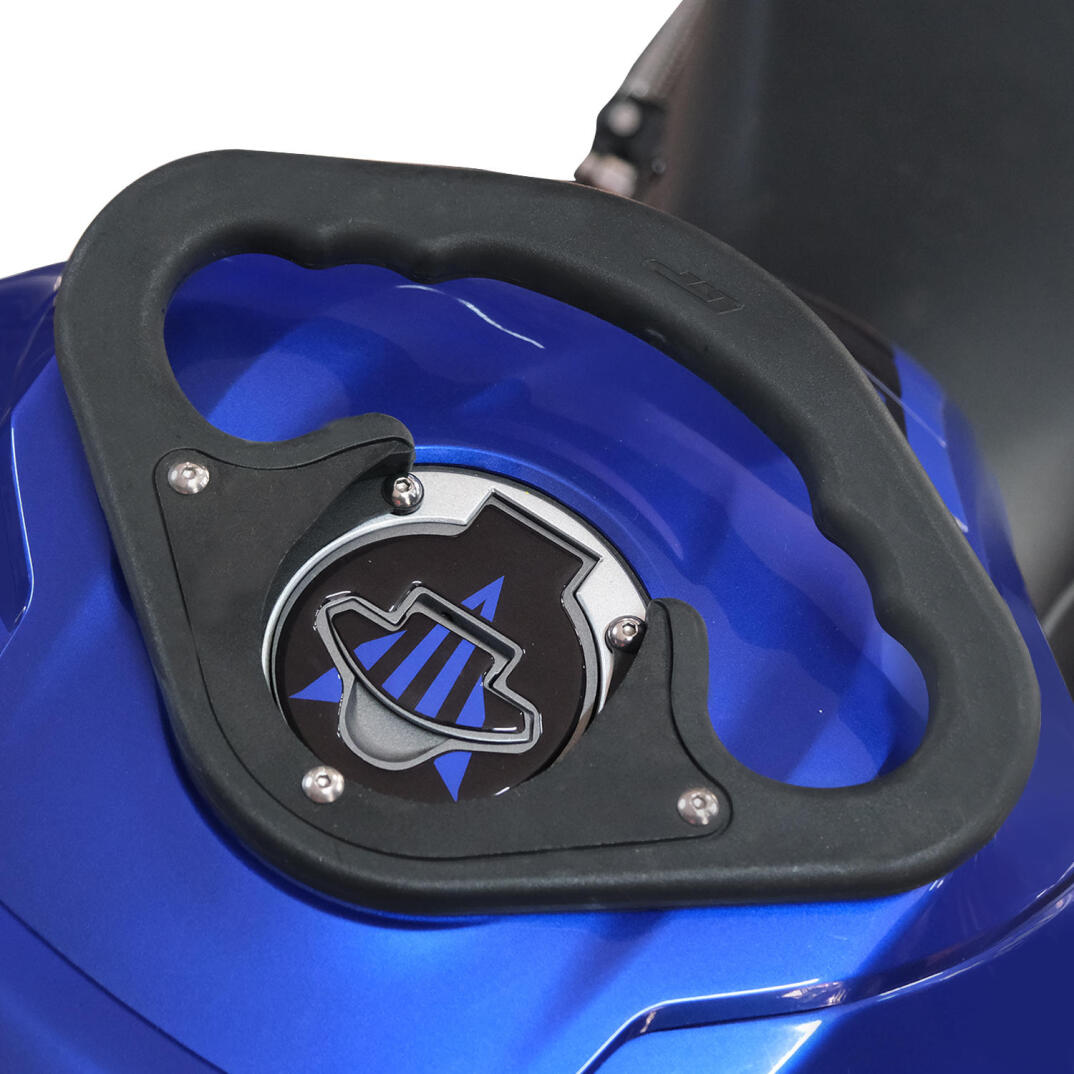GP Kompozit Yamaha MT-25 2020-2026 Uyumlu Depo Üstü Artçı Tutamak Siyah - 4