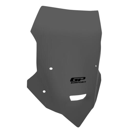 GP Kompozit Yamaha MT-25 2020-2024 Uyumlu Kısa Tur Camı Gri - 3