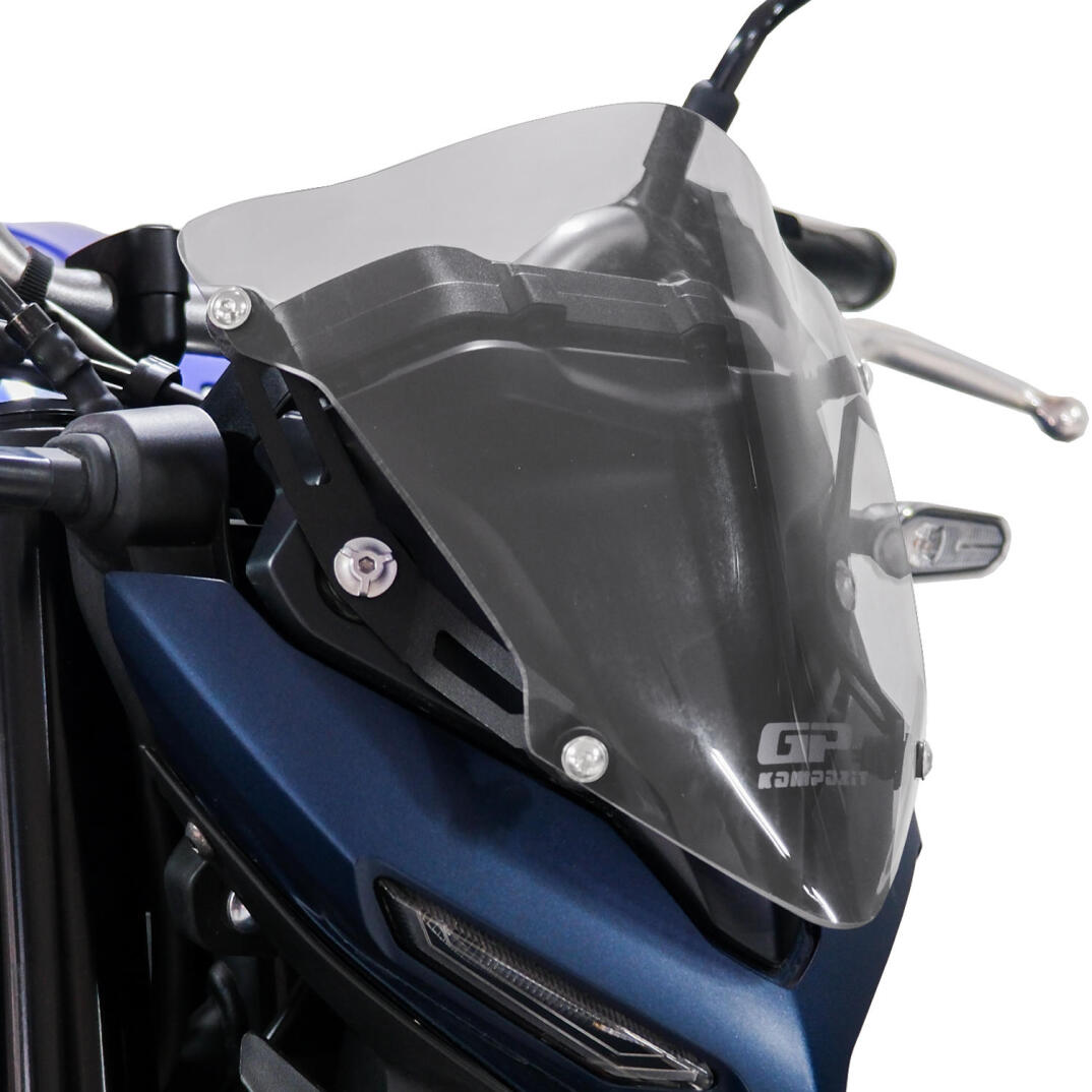 GP Kompozit Yamaha MT-25 2020-2026 Uyumlu Spor Cam Füme - 3