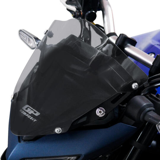 GP Kompozit Yamaha MT-25 2020-2026 Uyumlu Spor Cam Füme - 4